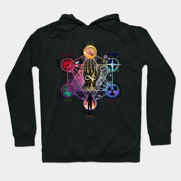 Magic Glove (Infinite Rock Accessory) Inspired Digital Art Illustration Hoodie by blueversion